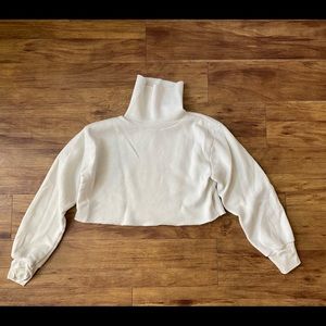 urban outfitters cropped turtle neck sweater